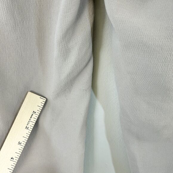 Aritzia Wilfred Pants Womens 00 Gray Allant Cropped Ribbon Waist Tie Crepe Capri - Picture 8 of 16